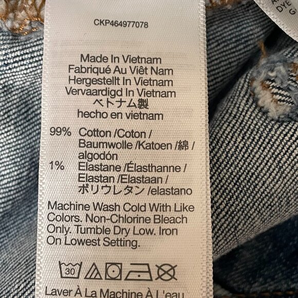 Madewell Selvedge The Mid-Rise Perfect Vintage Jean Women 31 Straight Leg NWOT - Picture 13 of 16